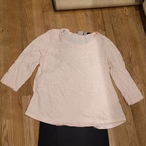 Chico's Pink sequin top